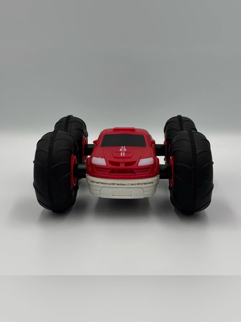 Retro Retired Car toy Lot- Police RC Merchsource Red RC Car Yellow Pickup Truck